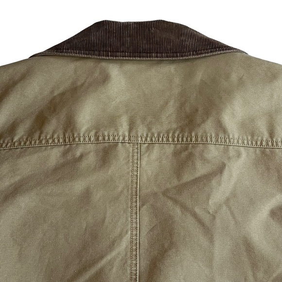 SOLD L. L. Bean Mens Original Field Canvas Barn Jacket Flannel Lining M - Picture 8 of 12